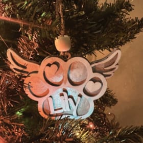 Handcrafted by Kara Layered wood Art item