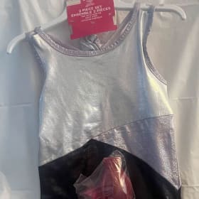 Tupperware Bottle + Gymnastics Outfit + Bag (value: $30) item