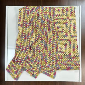 Afghan Blanket - 82" x 76" approx. item