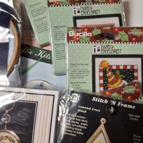 Embroidery: hoops, thread & kits item