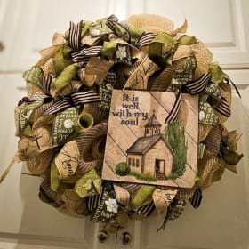 'It Is Well with My Soul' Decorative Wreath item
