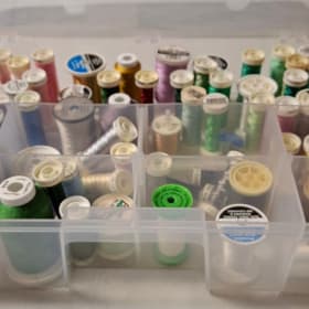 Spool box beautiful machine embroidery threads item