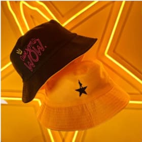 An AWESOME, WOW Merch pack (bucket hat and fanny pack) item