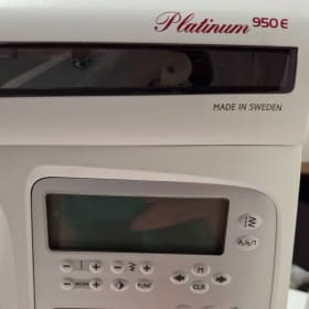 Husqvarna sewing machine & assorted manuals item