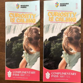 Niagara Parks Passes (2) item