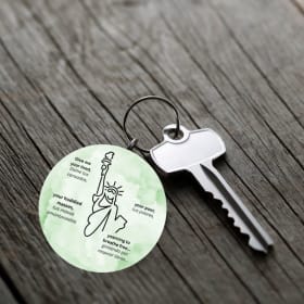 "Lift Your Lamp" Key Chain item