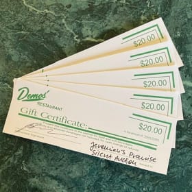 Demos Gift Certificates item