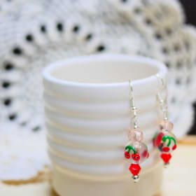 Cherry Crystal Earrings item
