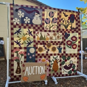 Celebration of the Seasons Handmade Quilt item