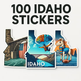 Idaho Themed Stickers - 100 ct item