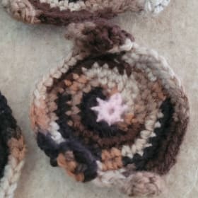 Crochet Cat Butt Coasters item