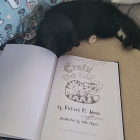 Signed Children'ss book Cretil the Cat item