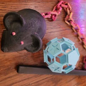 3D printed cat toys item