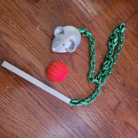 3D printed cat toys item