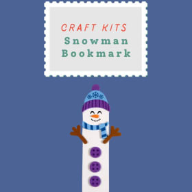 Snowman Bookmark Craft Kit item