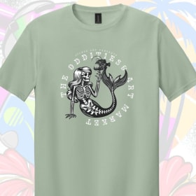 Sage (green) Oddities T-shirt item