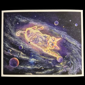 Stellar Cat print by Chris Wade item