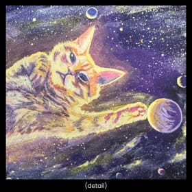 Stellar Cat print by Chris Wade item