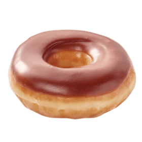 Chocolate Covered Doughnut - 1 dozen item