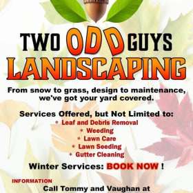 Two Odd Guys Landscaping (Value: $100) item