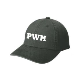 Grey PWM Adult Baseball Hat item