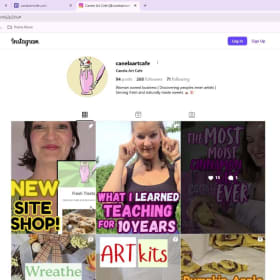 Painting Class at Canela Art Cafe item