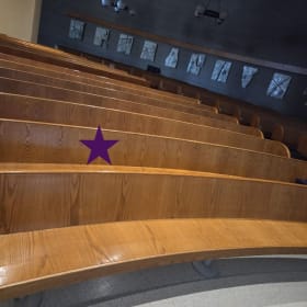 Approx 14 ft. pew (9 adults) evening concert item