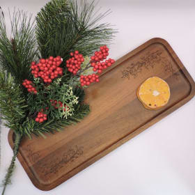 Acacia Tray:  leaves item