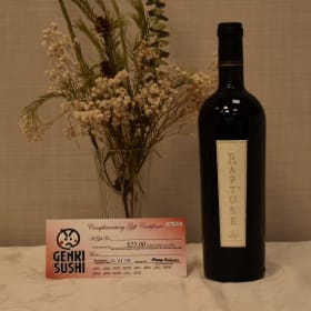 #19 - Rapture Wine Cabernet 2021 & $25 Genki Sushi GC item