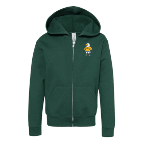 Youth Zip Up Mascot Hoodie item
