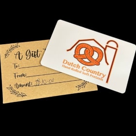 $20 Gift Card to Dutch Country Hand-Rolled Soft Pretzels item