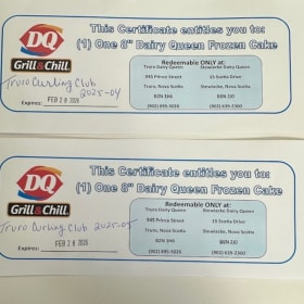 2 Dairy Queen Ice Cream Cakes Coupons item