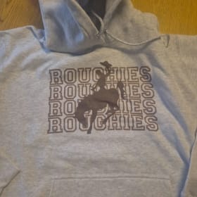 Youth Large Grey Roughie Hoodie - Item A item