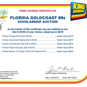 King School Get-It-All Kit pilot course item