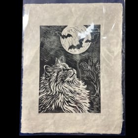 Cat with Bats by Renee Lowder item