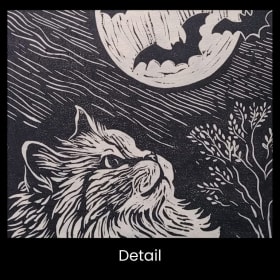 Cat with Bats by Renee Lowder item