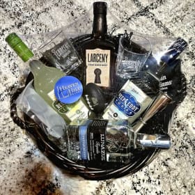 Evan Williams Party loaded into a basket ~ item