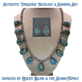 Six Authentic Turquoise Set Raffle Tickets item