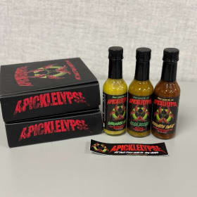Set of 3 Hot Sauces from Apicklelypse item