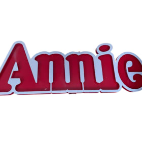 Metal "Annie" Sign item