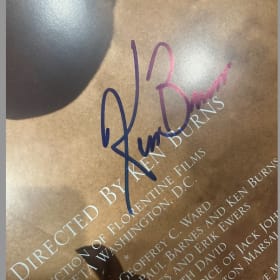 Signed Ken Burns Movie Poster "The Vietnam War" item