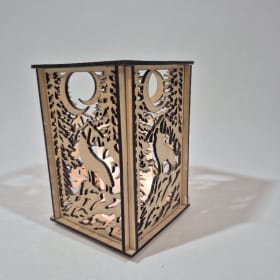 Homemade Wolf Howl Decoration item