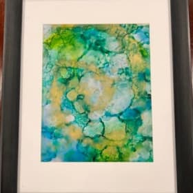 riginal Alcohol Ink on Yupo artwork by Carissa Rocheleau item