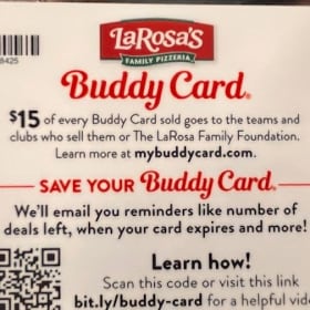 Wine and Larossa's Buddy card gift set item