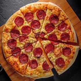 1 Large Pizza (any toppings) item