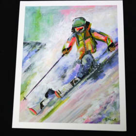 Print of a Skier item