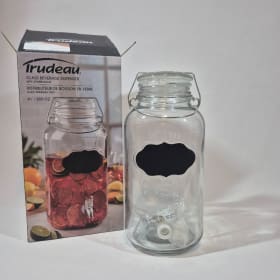Glass Beverage Dispenser with Chalkboard item
