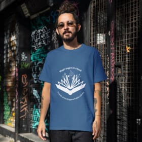 T-shirt with QR code to website - XXL+ item