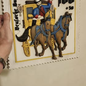 Handmade Wooden Wall Plaque item