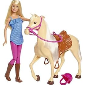 Barbie Doll & Horse Toy Set item